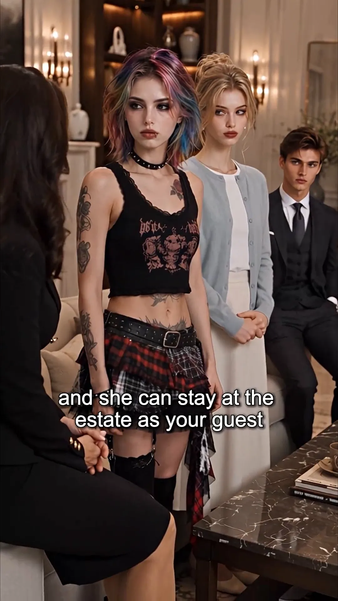 My Billionaire Mom Chose the Tattooed Me - Chloe didn’t just move in — she weaponized pity