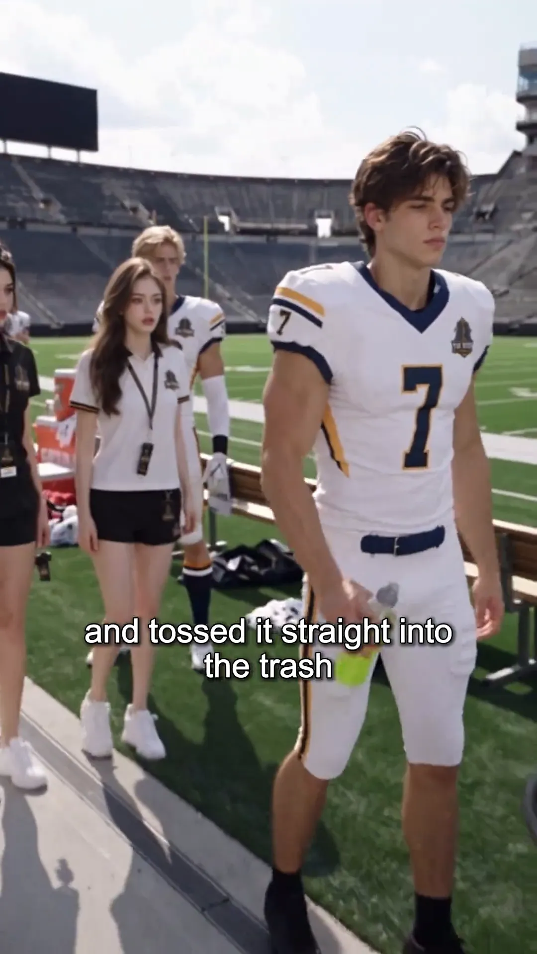 My Quarterback Boyfriend Hid Our Love, So I Left - The Drink That Went in the Trash