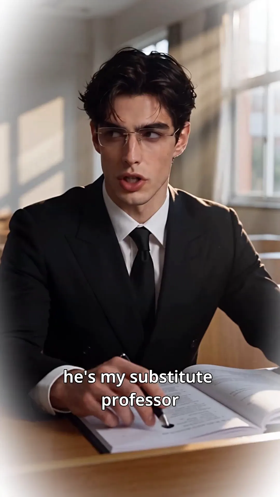 My Snarky Professor Is My Online Boyfriend - So… what happens when devotion wears a lab coat?