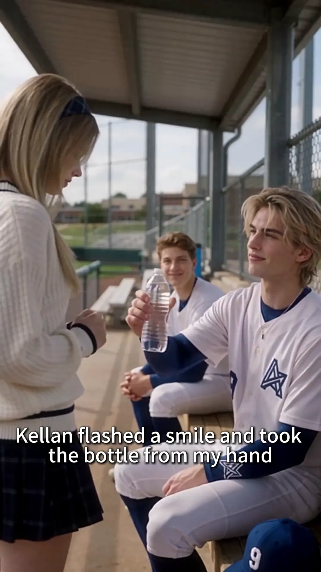 The Baseball Ace Fell for Me - Then came halftime—and one unscripted handoff.