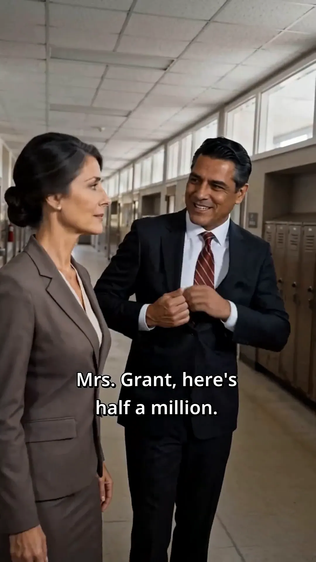They Bullied Me, But I Have 100 Mob Dads - Then she shoves Raquel down the stairs—and the two worlds collide.