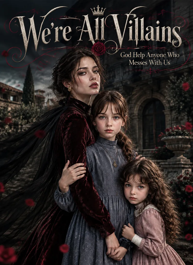 We're All Villains God Help Anyone Who Messes With Us - Betrayal hero cover image showing main characters