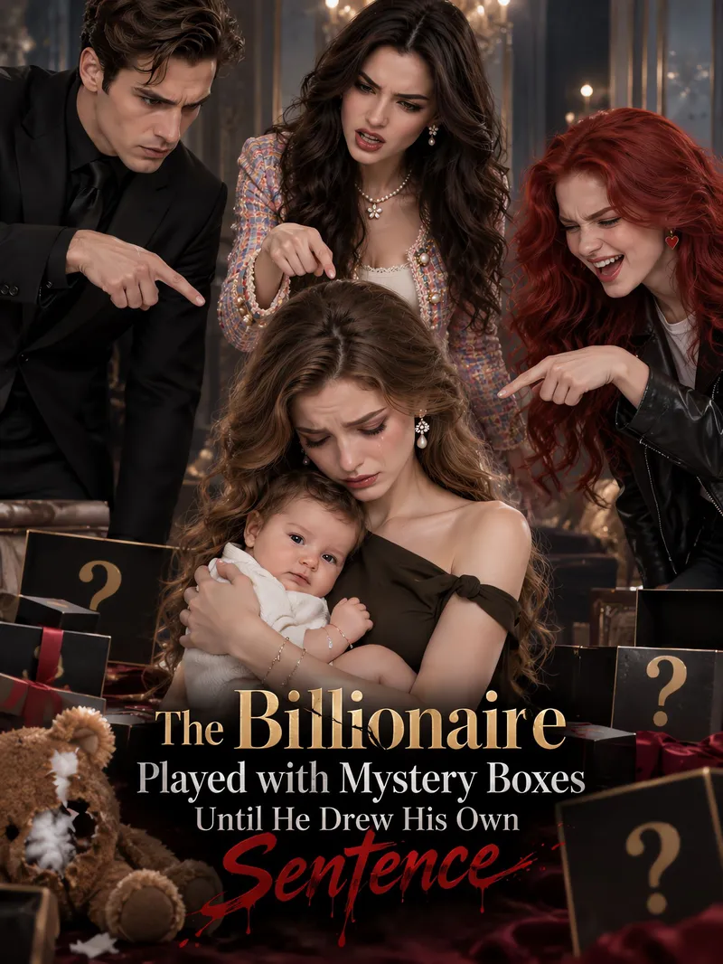 The Billionaire Played with Mystery Boxes Until He Drew His Own Sentence - Betrayal hero cover image showing main characters