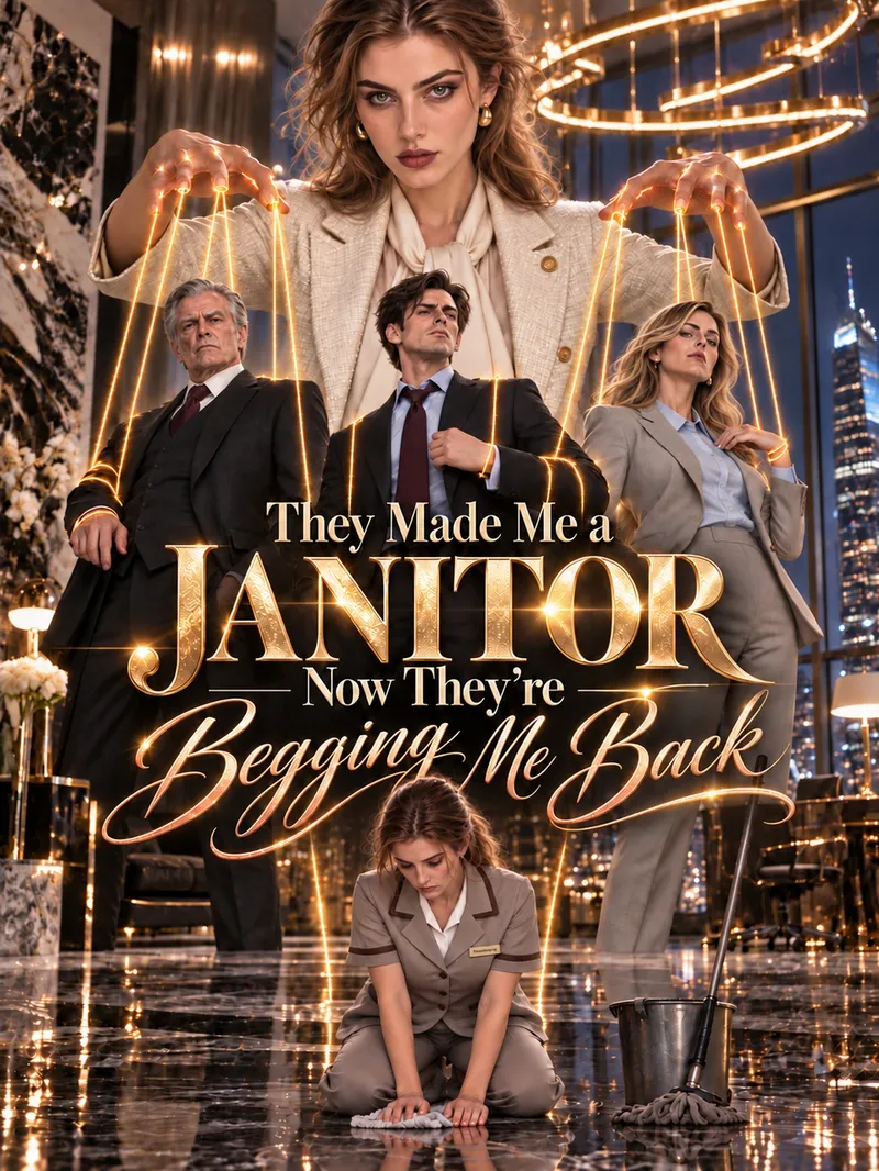 They Made Me a Janitor.Now They're Begging me Back - Betrayal hero cover image showing main characters