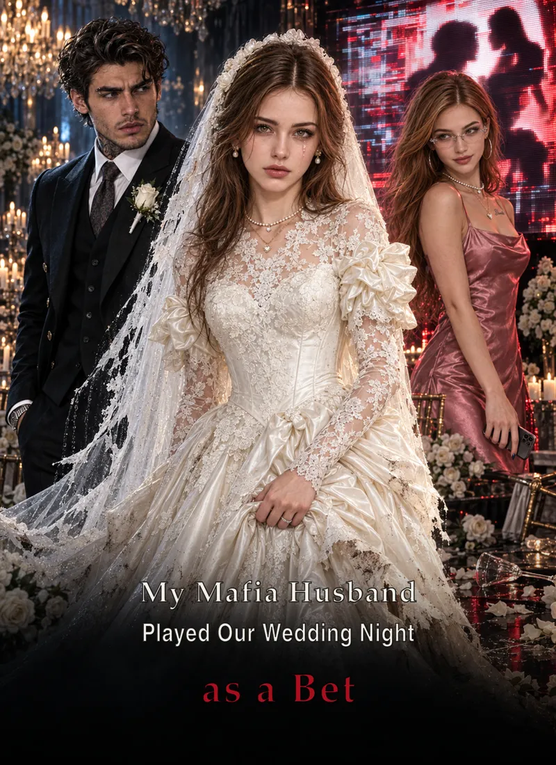 My Mafia Husband Played Our Wedding Night as a Bet - Abuse hero cover image showing main characters